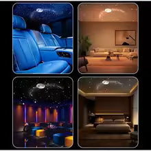 USB Starry Sky Projector Night Light 360° Adjustable Galaxy Atmosphere